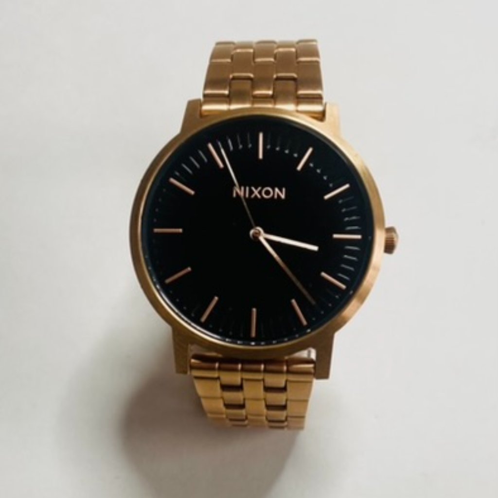 Nixon Porter Ss 40 Mm All Rose Gold Black